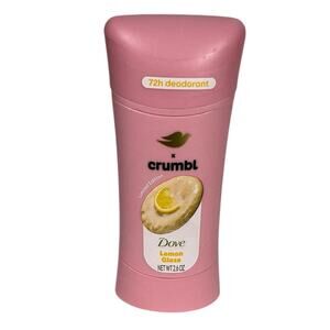 Dove x Crumble Limited Edition Lemon Glaze 2.6oz Aluminum Free 72hr Deodorant